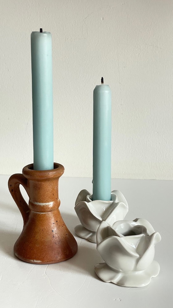 Portacandele Vintage in Porcellana e Gres – Ceramic (photo 15 of 27)
