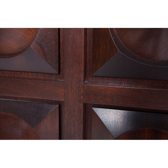 Image 1 of Vintage Belgian bar in dark mahogany