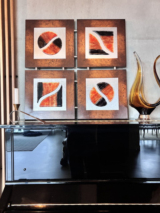 Verre d'art de l'artisanat Gilde