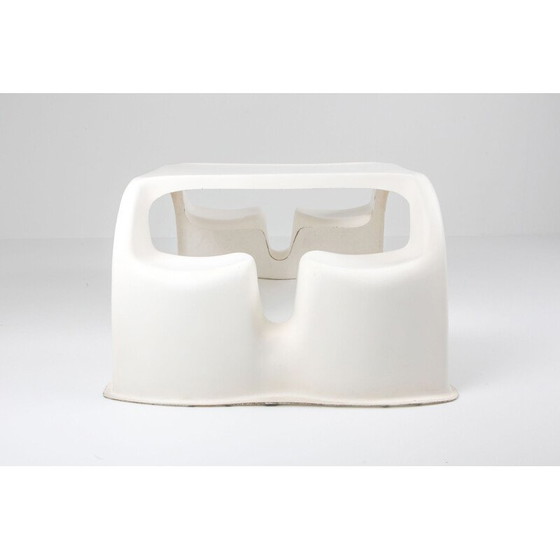 Image 1 of Vintage "Auberge" seating group in white fiberglass by Gunter Beltzig, 1971