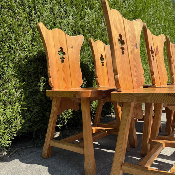 Image 1 of Set van 6 vintage stoelen