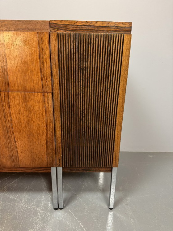 Image 1 of Mid-Century Blaupunkt Arizona Stereo Console with Integrated PE2010 Turntable and Matched Rosewood Veneer Speakers, Germany 1960