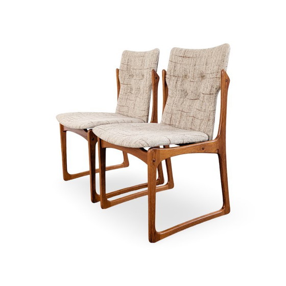 Set of 2 Vamdrup Stolefabrik Midcentury Armchairs Danish Teak Chair – Wood (photo 4 of 11)