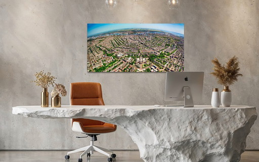 Amsterdam nel Panorama 2020 su Dibond