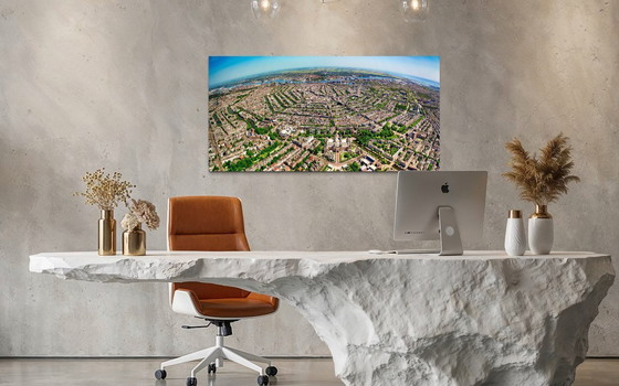 Image 1 of Ámsterdam en Panorama 2020 en Dibond