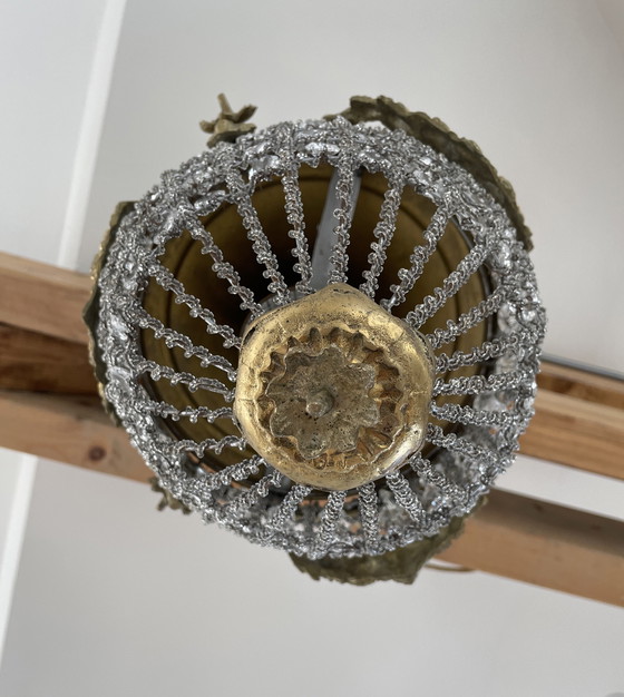 Image 1 of Klassische französische Kronleuchter-Pendelleuchte im Stil Louis XVI.