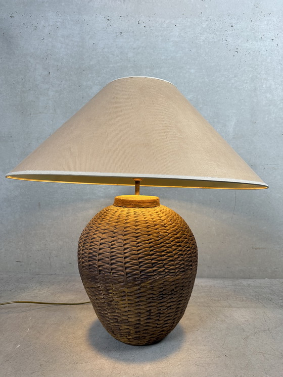 Image 1 of Lámpara de mesa XL wabi sabi - Terracota