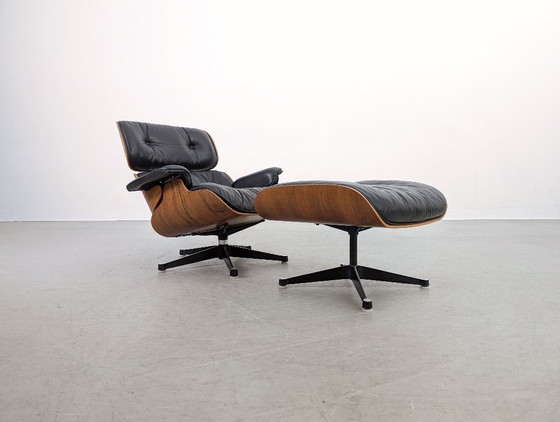Image 1 of Charles & Ray Eames Lounge chair Miller Ottoman rosewood