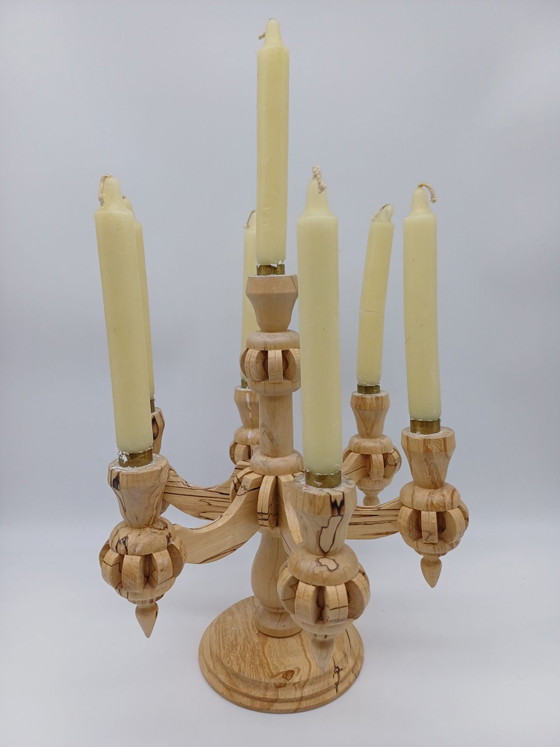Bellissimo portacandela in legno scandinavo – Rolf Axelsson, Portacandele, Ottone (photo 13 of 14)