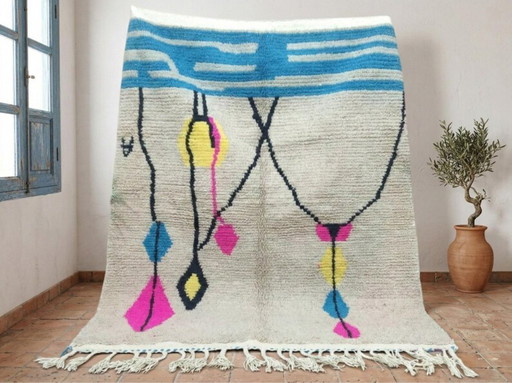 Luxe handgemaakt vloerkleed 200cm x 300cm