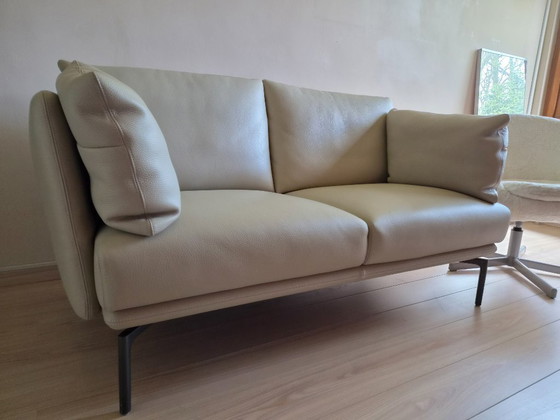 Image 1 of Divano a 2 posti in pelle DURLET DESIGN – in ottime condizioni