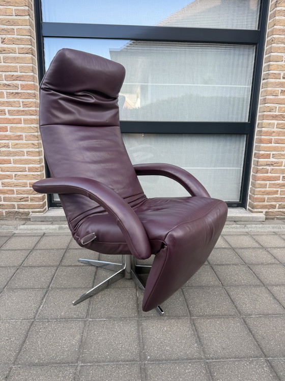 Image 1 of Jori Yoga Medi Monomove relax Lipano Burgundy Verstelbare kopsteun