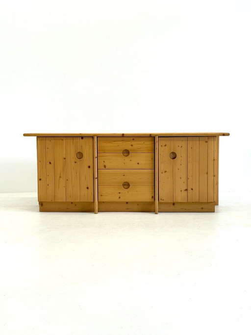 Pine sideboard by Charlotte Perriand for Les Arcs