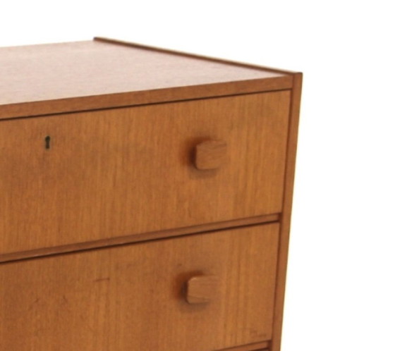 Image 1 of Scandinavische ladekast van teakhout, Zweden, 1960