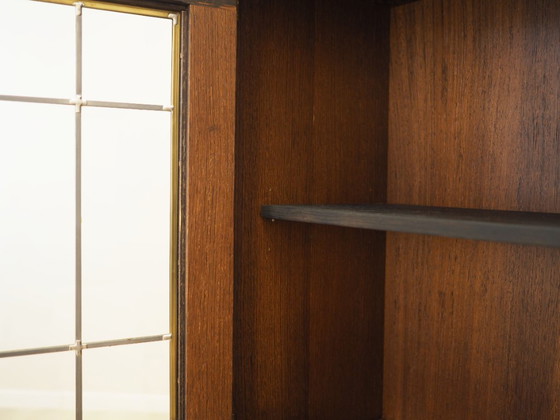 Vetrina danese in rovere con illuminazione e ripiani regolabili, anni '60 – Vetrine, Legno (photo 16 of 18)