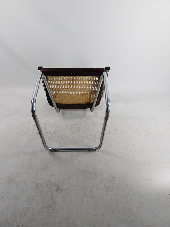 Image 1 of 1 X Cesca Tube Frame Arm Chair By Design By Marcel Breuer.