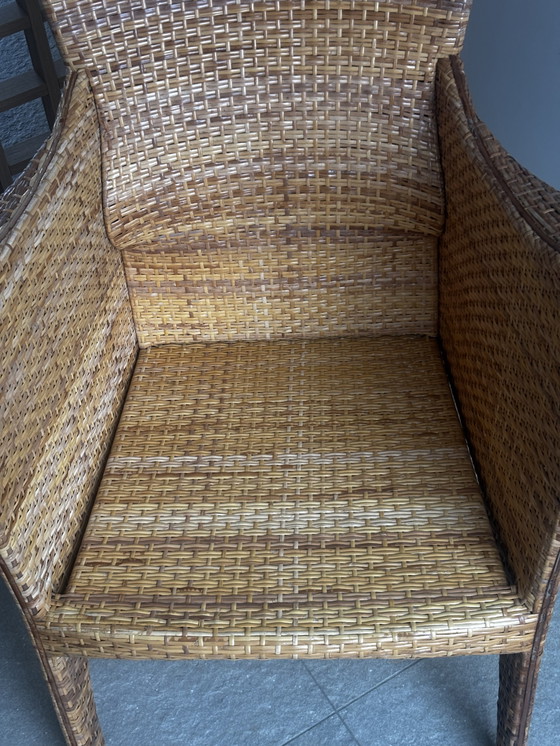 Image 1 of Sillón de ratán orgánico: diseño escultural