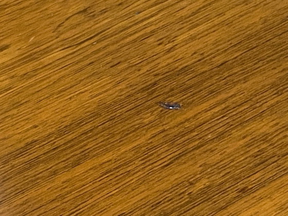 Image 1 of Scrivania direzionale bifacciale in stile scandinavo, in palissandro e metallo, con 6 cassetti, vintage anni '60.