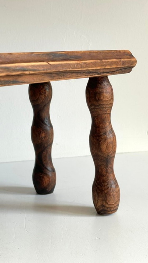 Tabouret Vintage Bois Tourné – Wood (photo 3 of 14)
