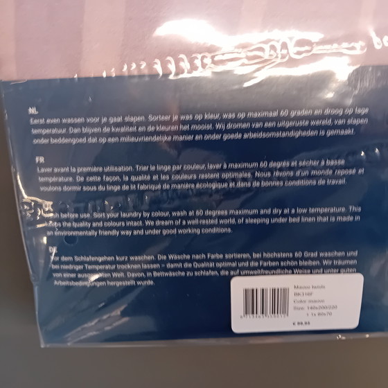 Image 1 of Dekbedovertrek Mauve Twist 140 x 220 cm 