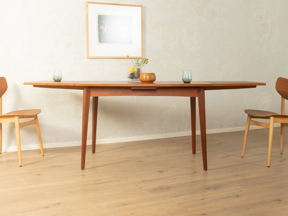 1960s Mid-Century Dining Table – Wood (photo 9 of 18)