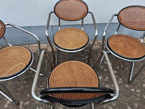 Image 1 of 4 Italian design sled chairs