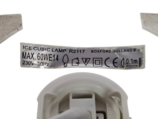 Boxford Holland - Jan des Bouvrie - Würfellampe - kubische Lampe - R2217 - 1990s