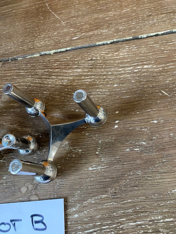 Image 1 of Lotto B, set di 3 candelieri modulari, NAGEL 1970