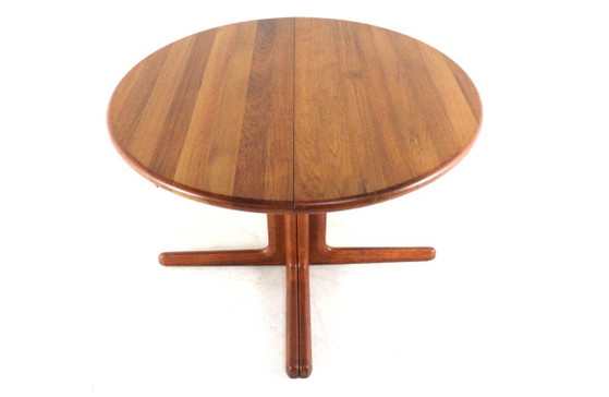 Danish 2x extendable solid teak dining table vintage – Wood (photo 10 of 15)