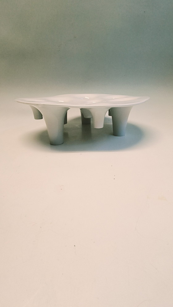 Image 1 of Willem Noyens Candlestick and Fruit Bowl Fruit & Fire 2003