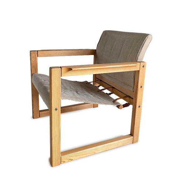 1 Diana Armchair by Karin Mobring, 1972 – Ikea, Canvas, Wood (photo 3 of 7)