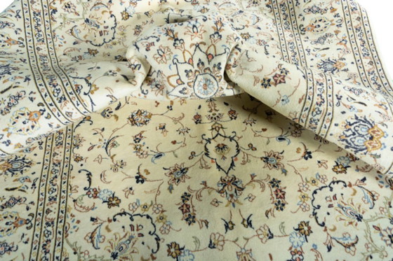 Image 1 of Elégant tapis d'Orient Kashan noué à la main en liège - 290 x 200 cm