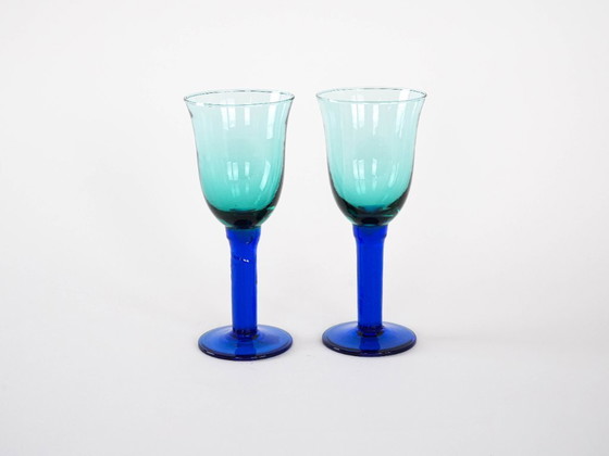 Image 1 of Een paar kleurrijke brillen, Deens design, jaren 70, vervaardigd in Denemarken.