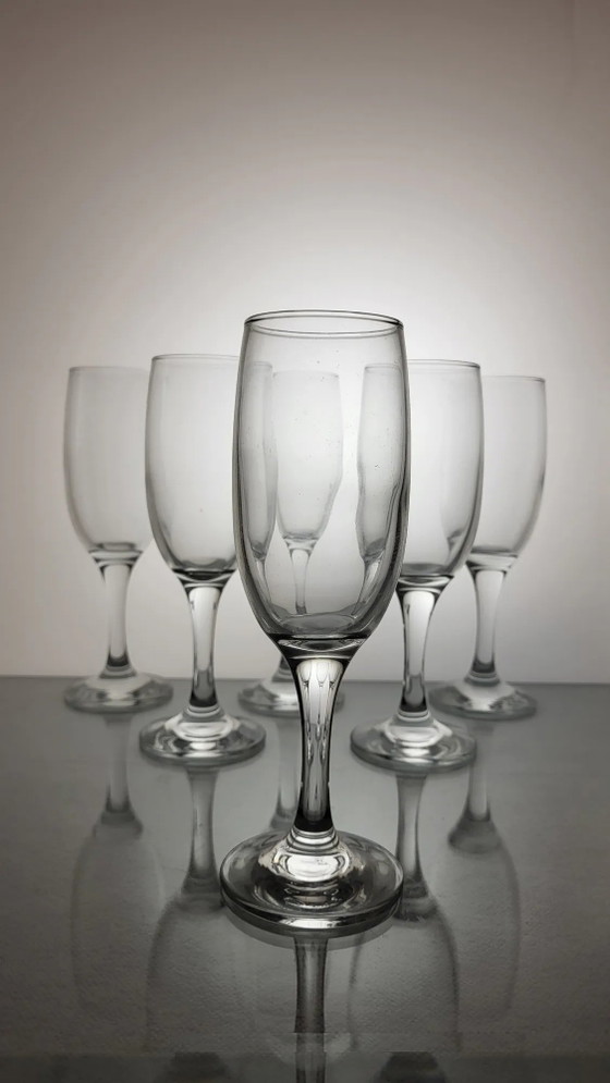 Set di 6 flûte in vetro – Bicchieri e caraffe, Crystal, Glass (photo 6 of 6)