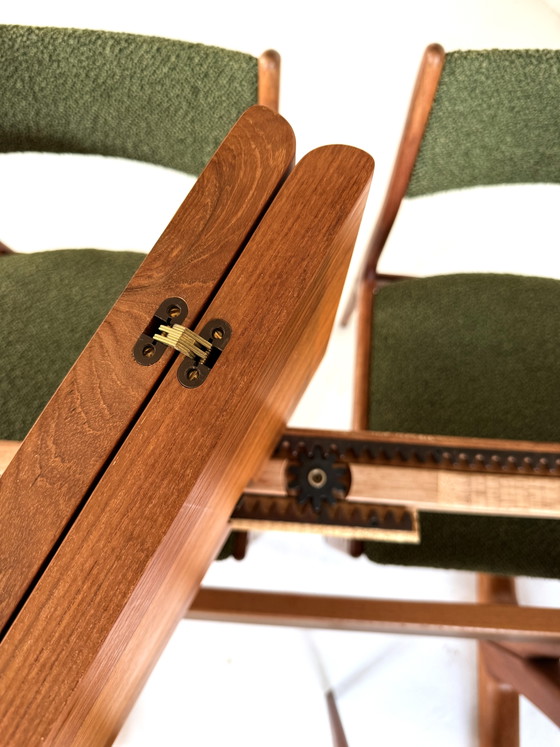 Vintage extendable teak dining table, Holstebro Møbelfabrik ‘70 – Wood, Metal (photo 11 of 15)