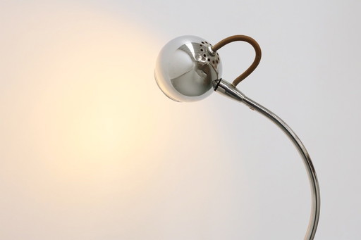 Mid-Century chrome-plated Floor Lamp by Nordlux, Denmark 1970s