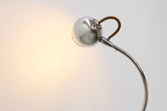 Image 1 of Lampada da terra cromata di metà secolo di Nordlux, Danimarca, anni '70