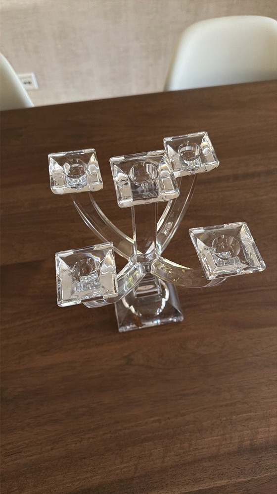 Vintage Nachtmann crystal candle holder in very good condition, Transparent (photo 6 of 9)