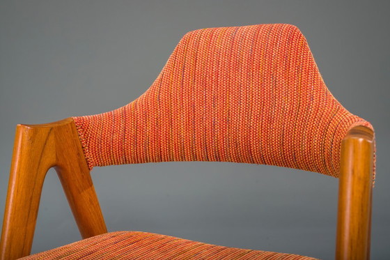 Image 1 of Dänische Kompass-Esszimmerstühle von Kai Kristiansen, 1960er Jahre, Satz 4