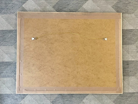 Image 1 of L'Ultima Cena, stampa tedesca cristiana d'epoca, anni '30, incorniciata