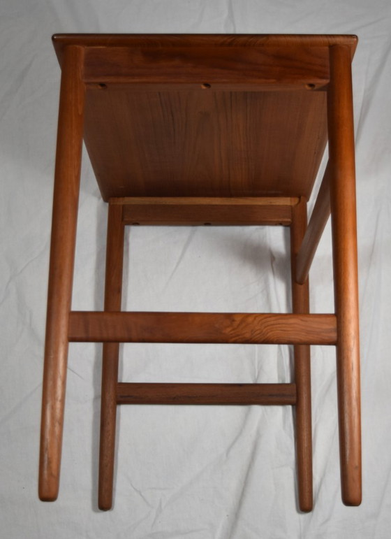 Tavolini a incastro in teak Mid Century Hans Wegener per A. Tuck, Legno, Marrone (foto 14 di 20)