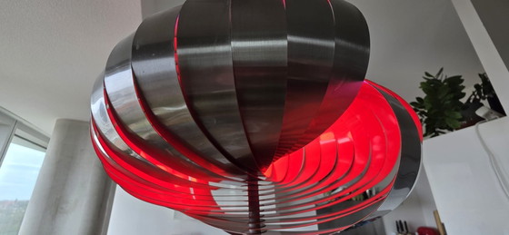 Image 1 of Lampada a sospensione a spirale Henri Mathieu per Lyfa Français, Francia, 1965