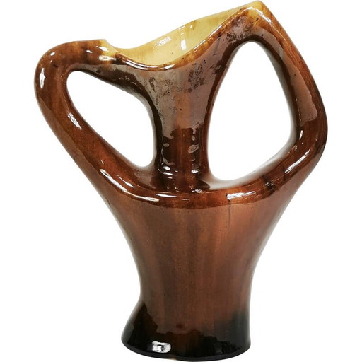 Vase vintage "Ceramika Krakowska" par M. Garga, 1960s