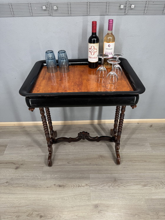 Image 1 of Mesa de té o bandeja antigua (ca. 1850-1900)