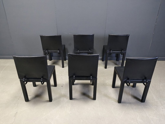 Image 1 of Sillas de comedor Arcadia de Paolo Piva para B&B Italia, juego de 6