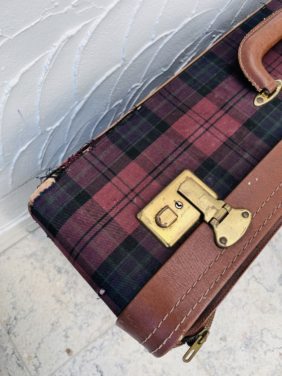 Image 1 of Coppia di valigie decorative scozzesi d'epoca