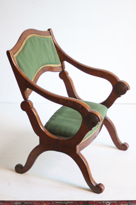 Image 1 of Viktorianischer metamorpher Gebetshocker und Stuhl Prie Dieu