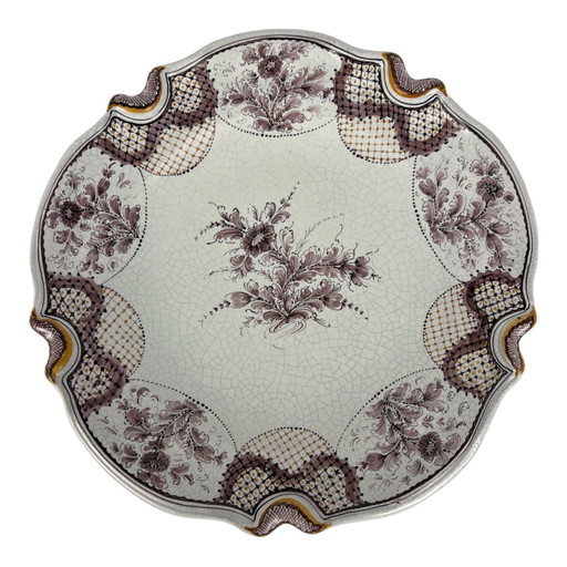 Vincenzo Del Monaco Grottaglie Wall Plate Groot Model – wanddecoratie, Ceramic