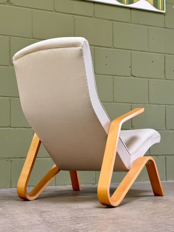 Grasshopper Lounge Chair by Eero Saarinen for Knoll International, Chairs and lounge chairs, Textile, Wood (photo 7 of 13)