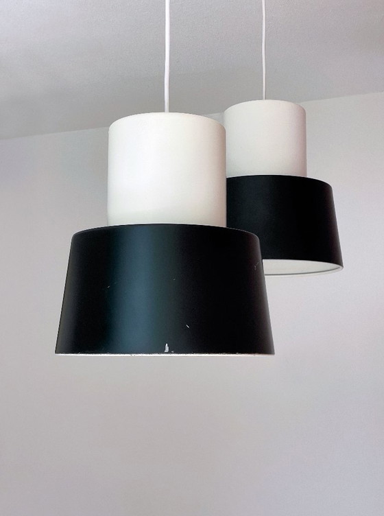 2x Louis Poulsen Lampen Nyboderpendel Vintage Mid Century Design – Hanglampen, Metal (photo 21 of 27)
